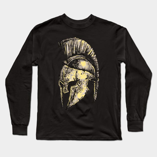 Roman helmet Long Sleeve T-Shirt by Lamink